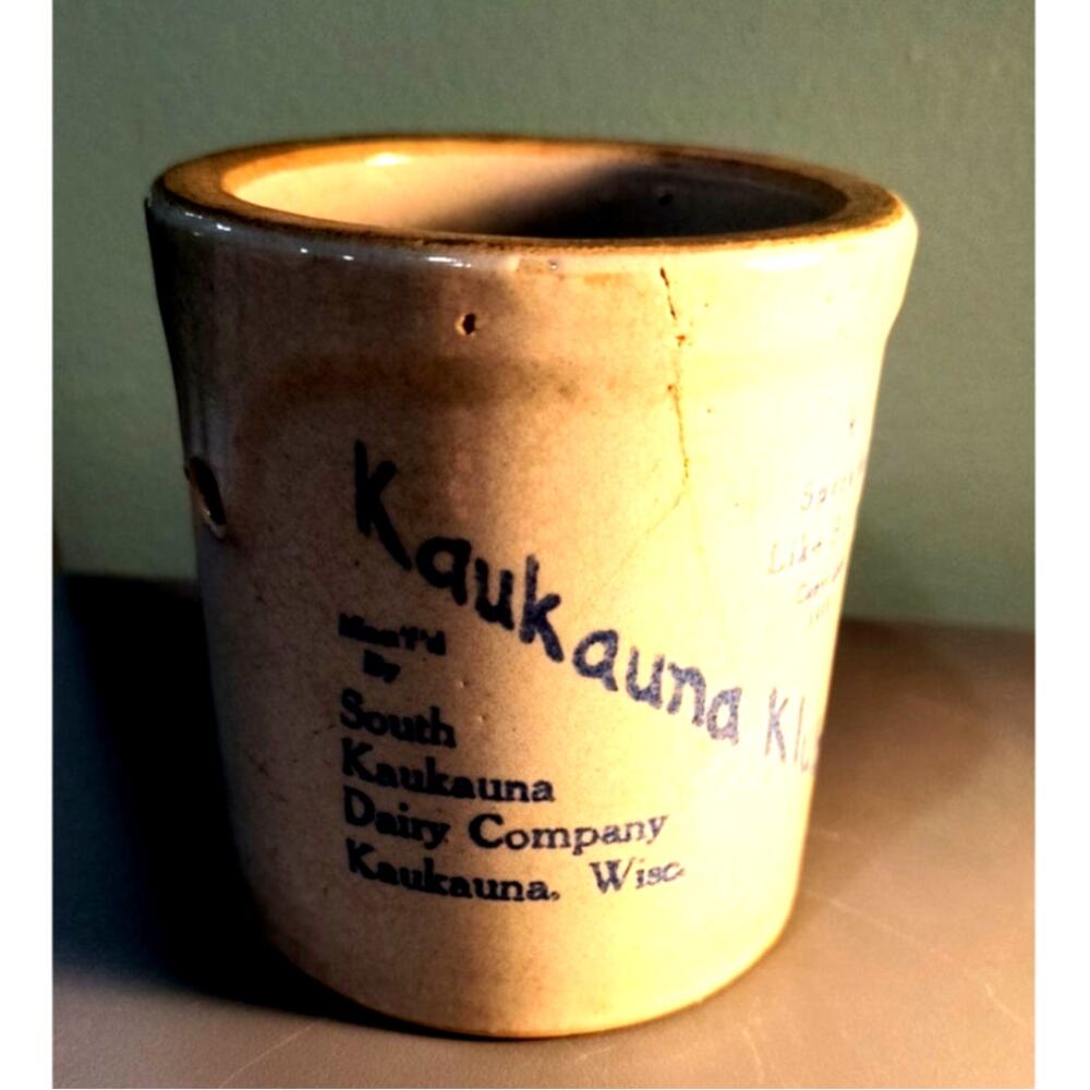 779. Vintage Cheese Crock